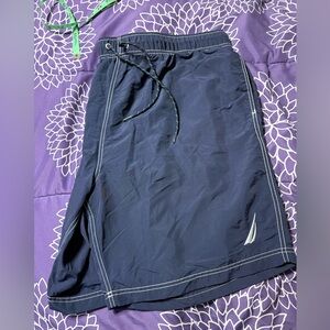 Nautical men’s swim suit with nettting. Two pockets,nylon